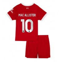 Dětský Fotbalový dres Liverpool Alexis Mac Allister #10 2023-24 Domácí Krátký Rukáv (+ trenýrky)